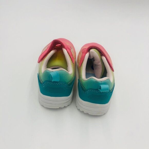 Brand New Cat &‎ Jack Toddler Multicolored Baby Girl Sneakers Size 7 - Picture 2 of 5